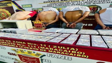 Cuatro sujetos con billetes falsos y drogas en el Zulia