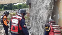 Dos trabajadores tapiados tras derrumbe de pared en Valencia
