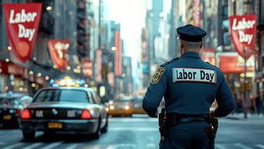 Policía accidentes Labor Day