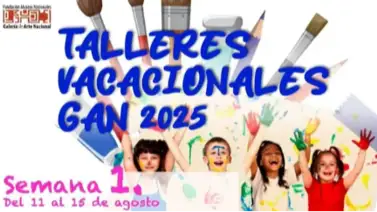 Talleres vacacionales en la Galería de Arte Nacional: contenidos y número de contacto Talleres vacacionales en la Galería de Arte Nacional: contenidos y número de contacto
