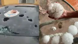 Tormenta de granizo azota Wyoming: bolas de hielo del tamaño de pelotas de béisbol causan daños en la ciudad