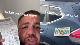 El paradójico momento que vivió un vendedor de autos en Florida: fue multado por esta razón