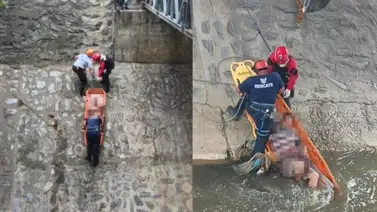 Un hombre cae a las riberas del río Guaire este 14 de agosto: descendió desde 15 metros de altura Un hombre cae a las riberas del río Guaire este 14 de agosto: descendió desde 15 metros de altura