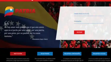 Reportan fallas en la Plataforma Patria este 15 de agosto: sepa qué dicen los usuarios Reportan fallas en la Plataforma Patria este 15 de agosto: sepa qué dicen los usuarios