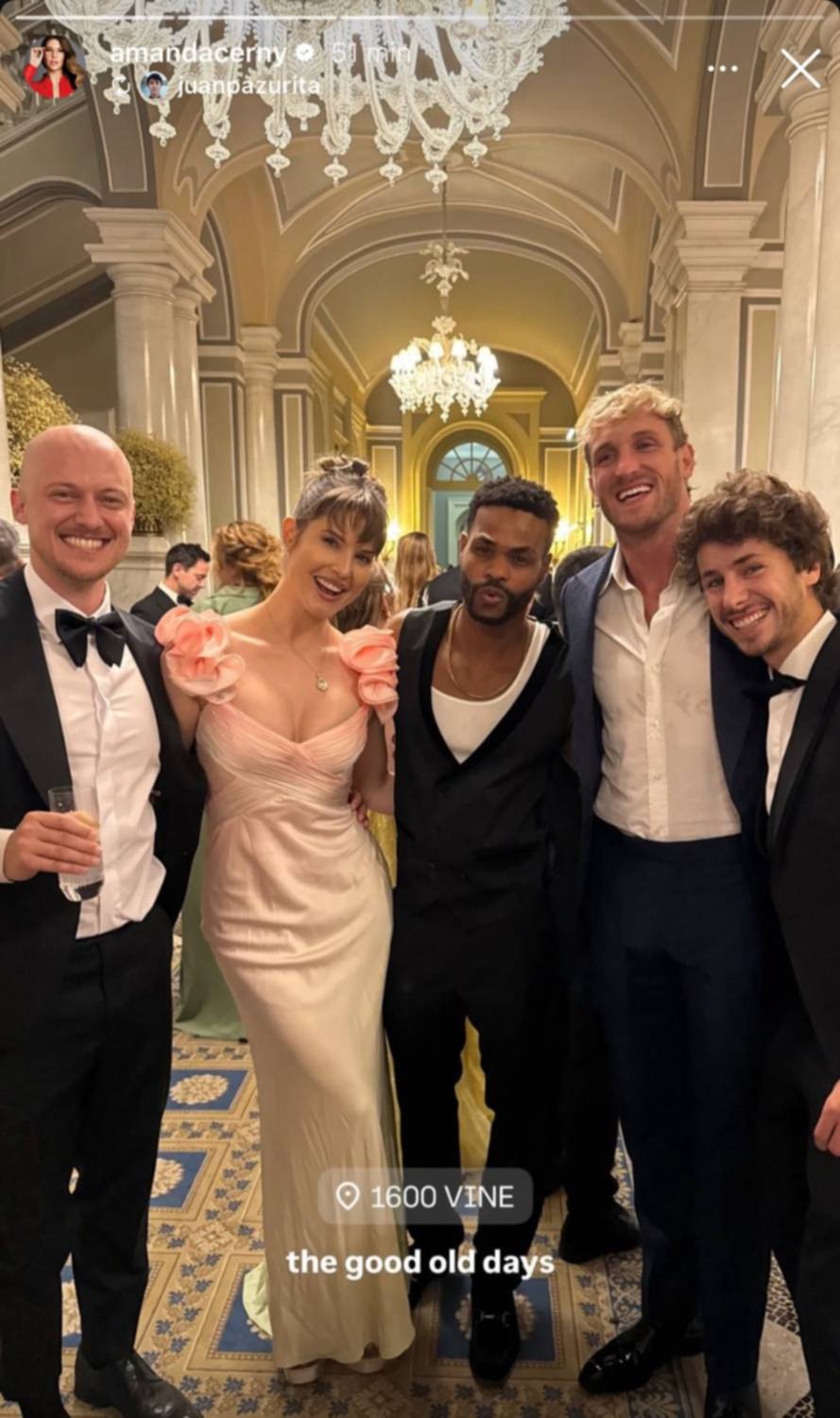 De 'influencer' a marido: fotografías de la boda de ensueño de Logan Paul y  Nina Agdal, image size:889x1500