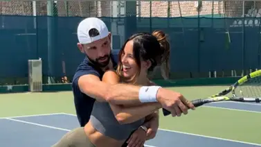 Clases con amor: así se divierten Eiza González y Grigor Dimitrov Clases con amor: así se divierten Eiza González y Grigor Dimitrov