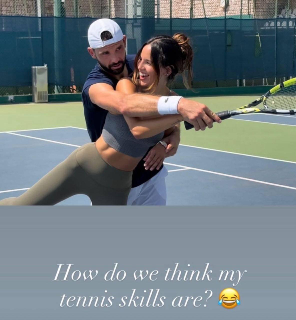 Clases con amor: así se divierten Eiza González y Grigor Dimitrov Clases con amor: así se divierten Eiza González y Grigor Dimitrov