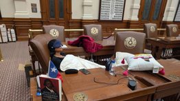 ¡Insólito! Esta senadora demócrata de Texas duerme en el Capitolio como protesta: sepa por qué