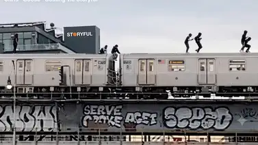 En video: drones policiales graban la captura de adolescentes realizando maniobras sobre el metro de NY En video: drones policiales graban la captura de adolescentes realizando maniobras sobre el metro de NY