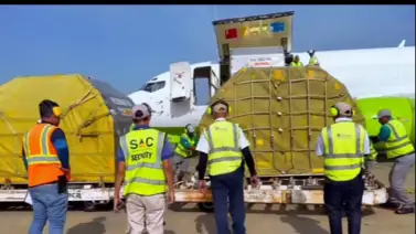 Aterriza el primer vuelo de carga en Maiquetía luego de los terremotos: ¿desde dónde vino? Aterriza el primer vuelo de carga en Maiquetía luego de los terremotos: ¿desde dónde vino?