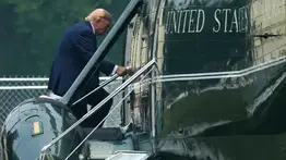 Riesgo de colisión en el aire: investigan el acercamiento entre el helicóptero de Trump y un avión comercial