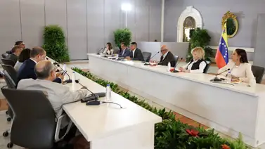 Segunda jornada de diálogo en Caracas: Jorge Rodríguez y Dinorah Figuera continúan las conversaciones Segunda jornada de diálogo en Caracas: Jorge Rodríguez y Dinorah Figuera continúan las conversaciones