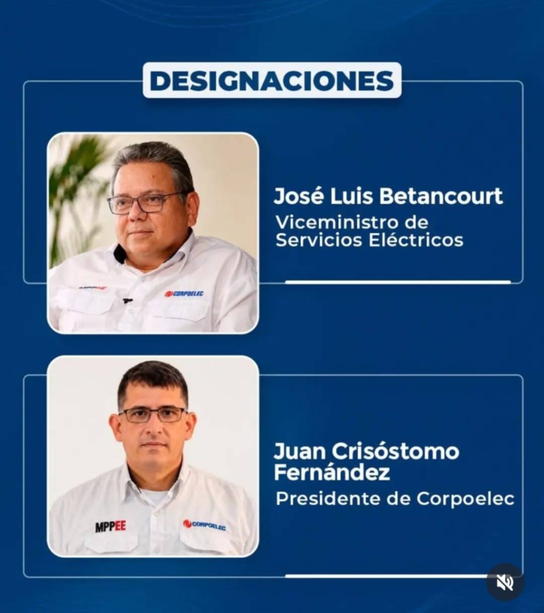 Delcy Rodríguez designa nuevas autoridades en Corpoelec y el sector eléctrico: detalles Delcy Rodríguez designa nuevas autoridades en Corpoelec y el sector eléctrico: detalles