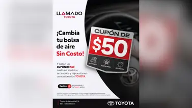 Toyota impulsa la seguridad vial y obsequia cupón de $50 a sus clientes que realicen el cambio de airbag Toyota impulsa la seguridad vial y obsequia cupón de $50 a sus clientes que realicen el cambio de airbag