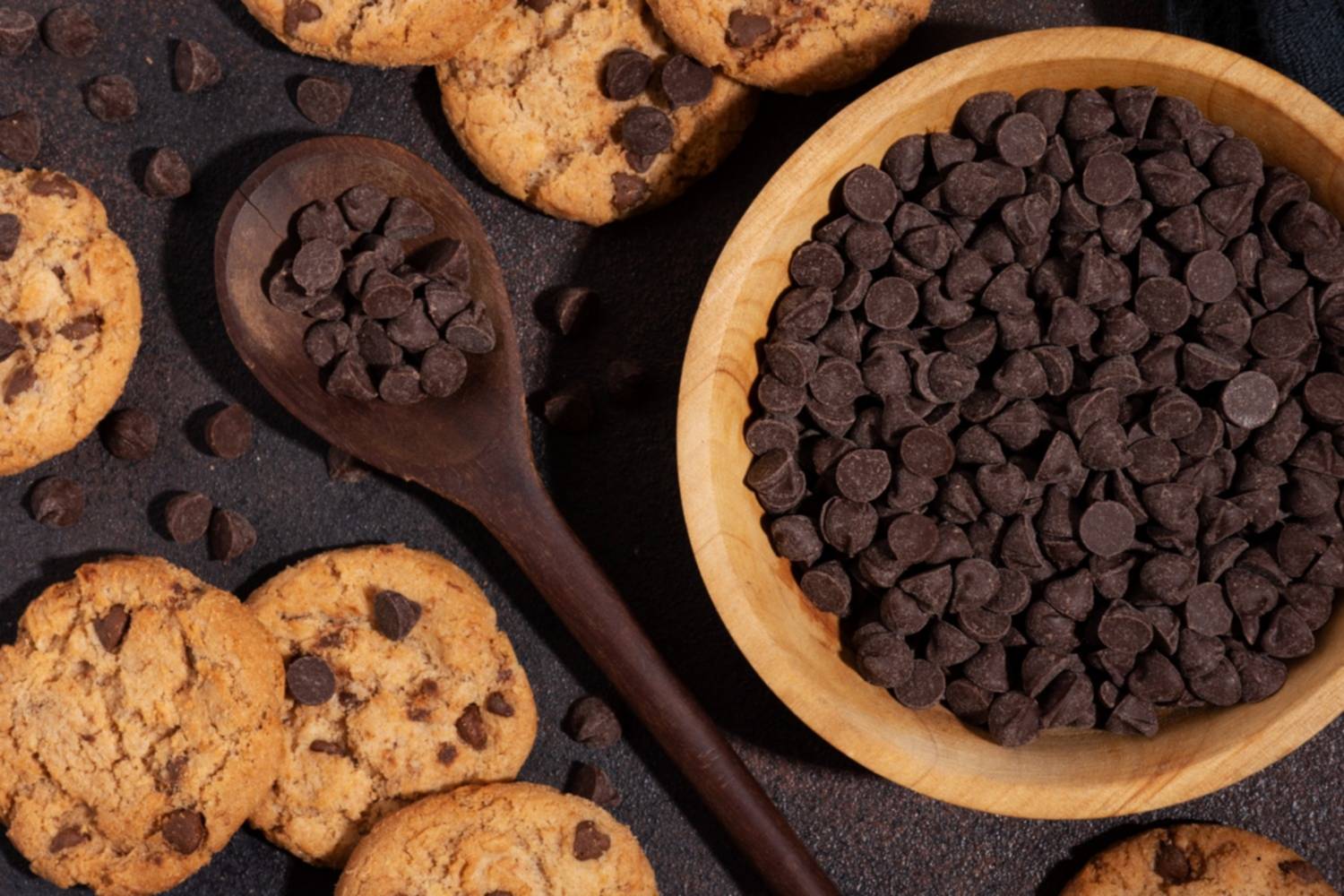 Para merendar en vacaciones: Galletas de doble chocolate