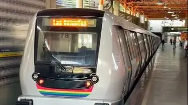 Sistema Metro: suspenden parcialmente el servicio en la estación Las Adjuntas por las fuertes lluvias Sistema Metro: suspenden parcialmente el servicio en la estación Las Adjuntas por las fuertes lluvias