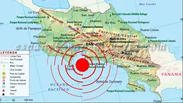 Temblor sacudió a Costa Rica en la madrugada: video muestra el instante del fuerte sismo 