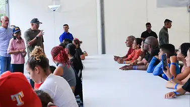 Delcy Rodríguez inspecciona funcionamiento del campamento transitorio en el Poliedro: detalles aquí Delcy Rodríguez inspecciona funcionamiento del campamento transitorio en el Poliedro: detalles aquí
