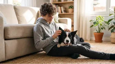 Estudio descubre los beneficios en jóvenes de vivir con un perro: convivencia sobre cuatro patas Estudio descubre los beneficios en jóvenes de vivir con un perro: convivencia sobre cuatro patas