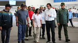 Delcy Rodríguez supervisa avance de los terminales temporales en Maiquetía: así fue la inspección