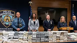 Policía de NY incauta 263 Kg de cocaína valorados en $ 10 millones: el mayor decomiso en una década