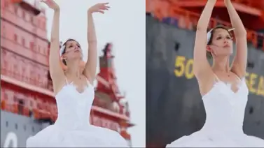 Empresaria rusa bailó 'El lago de los cisnes' en el Polo Norte (+Video) Empresaria rusa bailó 'El lago de los cisnes' en el Polo Norte (+Video)