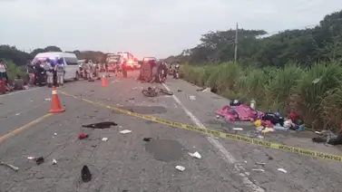 Conductor arrolló a caravana de migrantes en México: Hay tres fallecidos Conductor arrolló a caravana de migrantes en México: Hay tres fallecidos