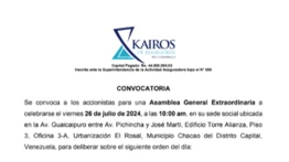 COMUNICADO | KAIROS DE REASEGUROS. 19 JUL 2024