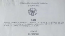 EDICTO | 27 JUL 2024