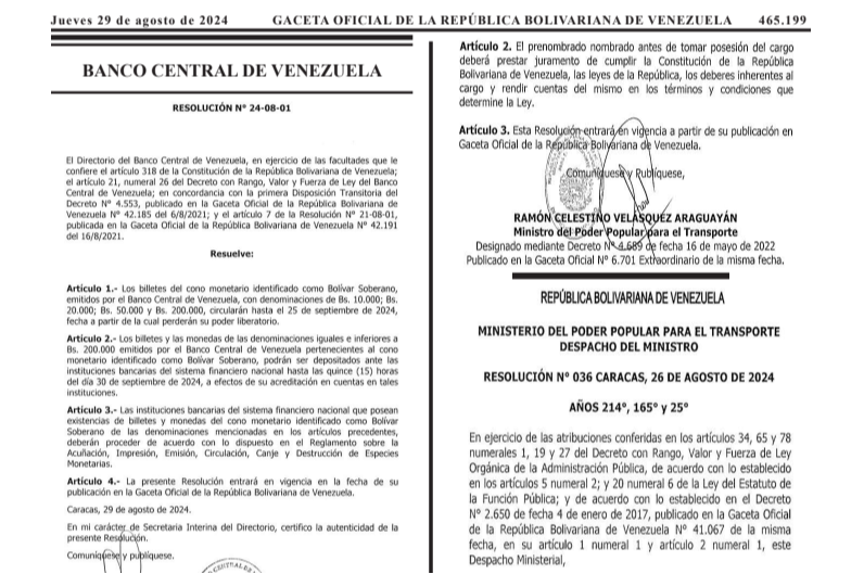 Conozca la fecha tope para depositar billetes que dejarán de circular en Venezuela Conozca la fecha tope para depositar billetes que dejarán de circular en Venezuela