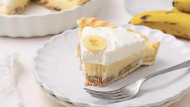 Pie de cambur y crema para esos antojitos dulces