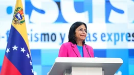 Delcy Rodríguez representa a Venezuela en la semana energética de Rusia