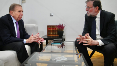 Edmundo González sostuvo encuentro con el expresidente español Mariano Rajoy