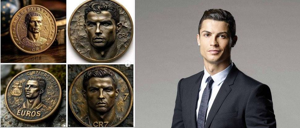 El rostro de Cristiano Ronaldo aparecerá en una moneda de Portugal (+Precio)