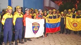 Fuerza de Tarea Humanitaria venezolana llega a suelo boliviano