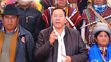 Luis Arce acusa a Evo Morales de querer dar un golpe de Estado Luis Arce acusa a Evo Morales de querer dar un golpe de Estado