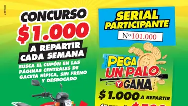 Sorteo: Gana $1.000 a repartir y una moto 0 KM  Sorteo: Gana $1.000 a repartir y una moto 0 KM