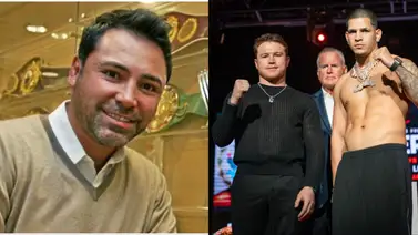 Así fue la reacción de Oscar de la Hoya sobre la victoria de Canelo Así fue la reacción de Oscar de la Hoya sobre la victoria de Canelo