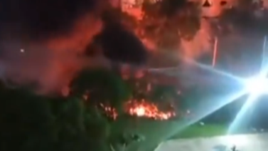 Reportan dos incendios en Caracas la noche de este #19Sep