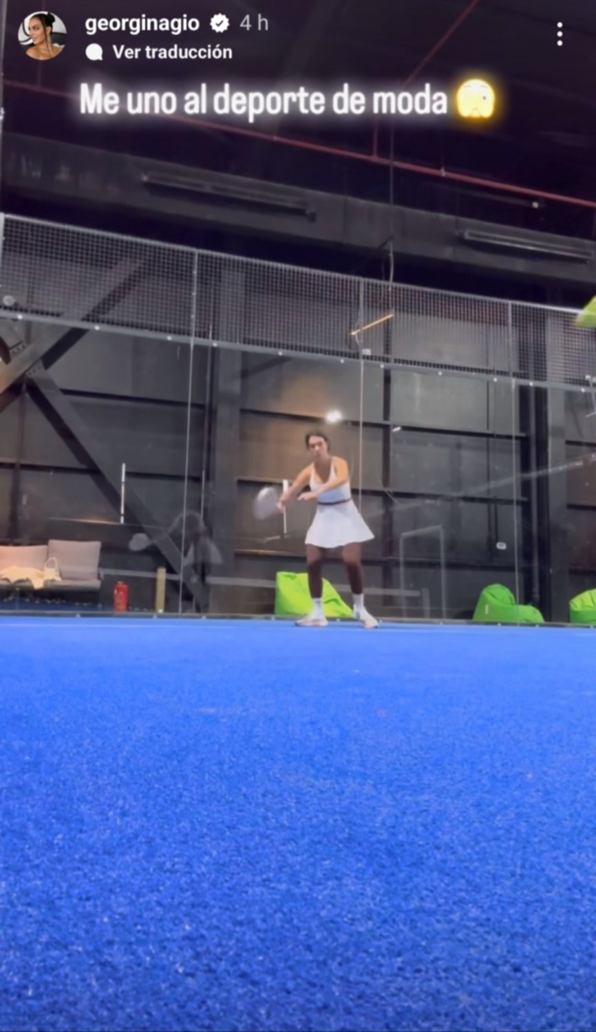 Georgina anuncia que practica el deporte de moda Georgina anuncia que practica el deporte de moda
