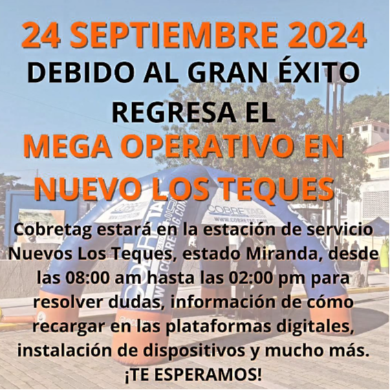 Anuncian operativo especial de Cobretag para conductores (+Detalles) Anuncian operativo especial de Cobretag para conductores (+Detalles)