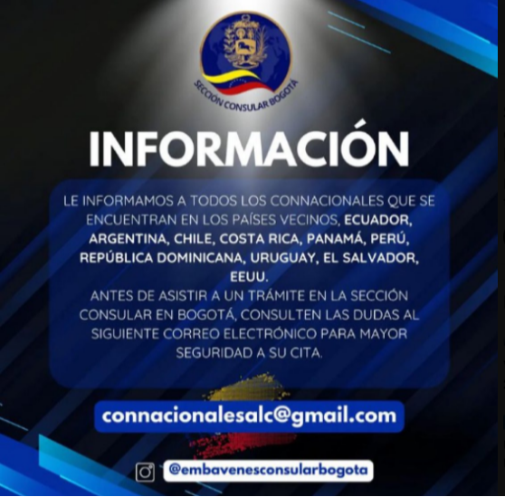 Colombia facilita correo para venezolanos que necesitan hacer un trámite migratorio Colombia facilita correo para venezolanos que necesitan hacer un trámite migratorio