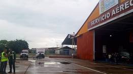¡Impactante! Incendio de gran magnitud en aeropuerto de La Paragua: esto se sabe