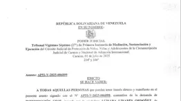 EDICTO SE HACE SABER 16 SEPT 25