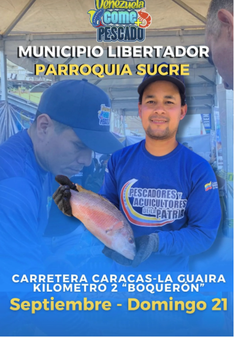 Feria del pescado en Caracas: ocho puntos activos este domingo 