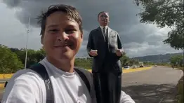 "Peregrinación de Los Andes": venezolano camina más de 45 días con la imagen de José Gregorio Hernández