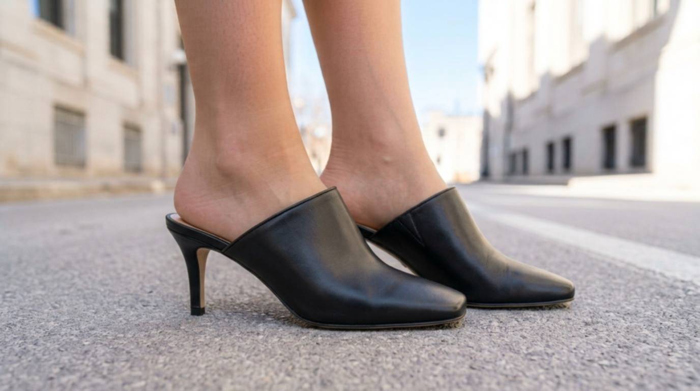 El regreso de los tacones negros de los 90: claves del calzado clásico que conquista la moda actual