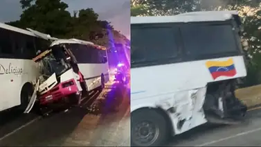 Accidente vía Caracas deja tres muertos y un herido: choque de autobuses este 3 de septiembre Accidente vía Caracas deja tres muertos y un herido: choque de autobuses este 3 de septiembre