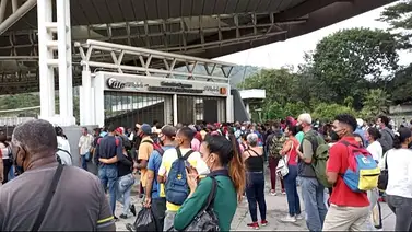 Ferrocarril Caracas - Valles del Tuy: desprendimiento de una guaya provoca restricciones en el servicio Ferrocarril Caracas - Valles del Tuy: desprendimiento de una guaya provoca restricciones en el servicio