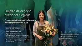 Banesco inició su convocatoria para el Presupuesto Participativo para Emprendedores 2026